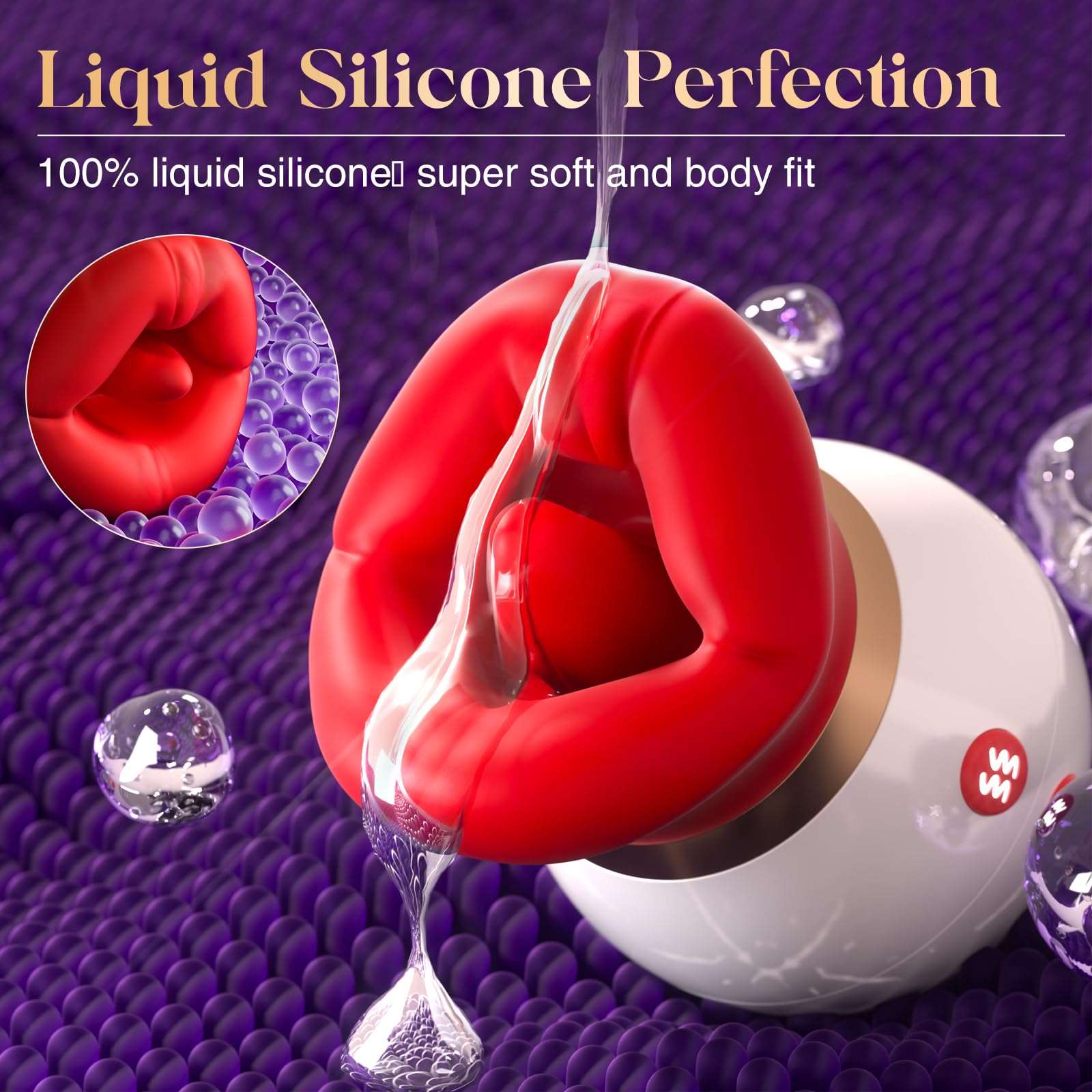 3IN1 Big Mouth Shaped Sex Toy Sucking Vibrator Adult Toys - Image 8