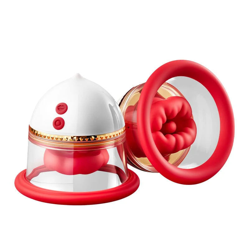 Angel Kiss Mouth Biting Vacuum Suction Breast Massager - Image 3