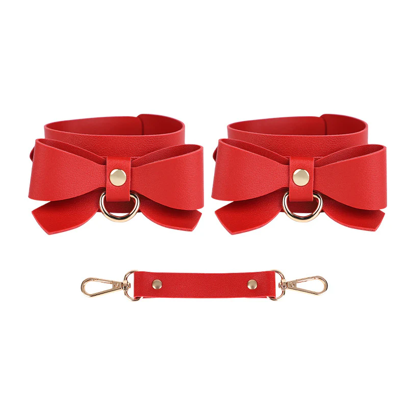 BDSM Bowknot PU Leather Bondage Kits Accessories - Image 16