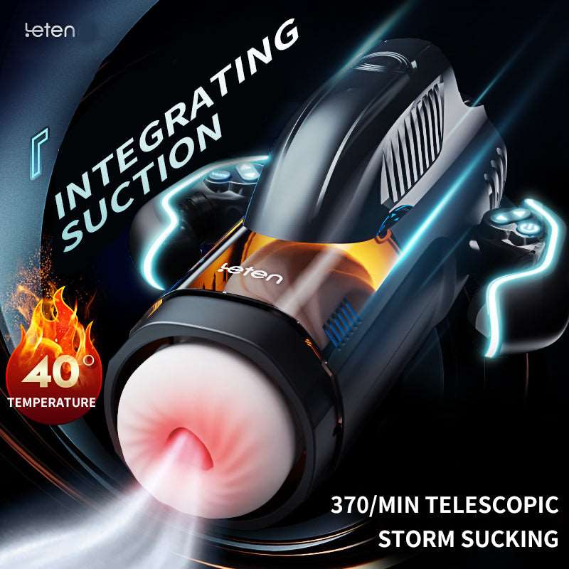 Deluxe Vibrating Sucking Heating Male Masturbator - Image 3