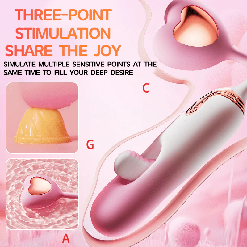 Heart-shaped Hollow Vibrating Egg Slaps and Vibrates - Image 5