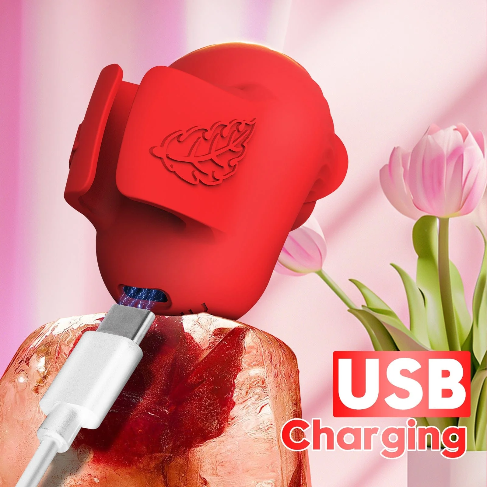 Mini Rose Finger Vibrator Clitoral stimulation for Couples flirting - Image 7