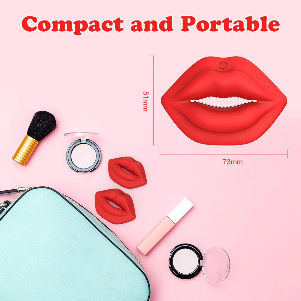MizzZee Wireless Red Lip Nipple Clamp vibrator With Remote Control Control - Image 7