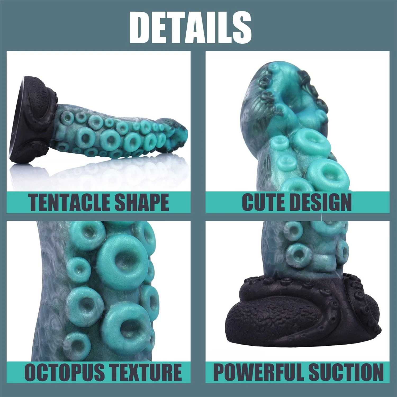 Octopus Tentacles Colorful Alien Male and Female Masturbator - Image 6