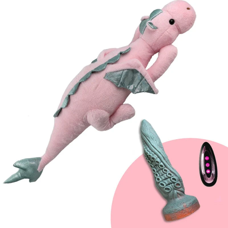 Plush Dildo Machine Thrusting Licking Dildo Machine Sex Toy With Remote Control - Image 31