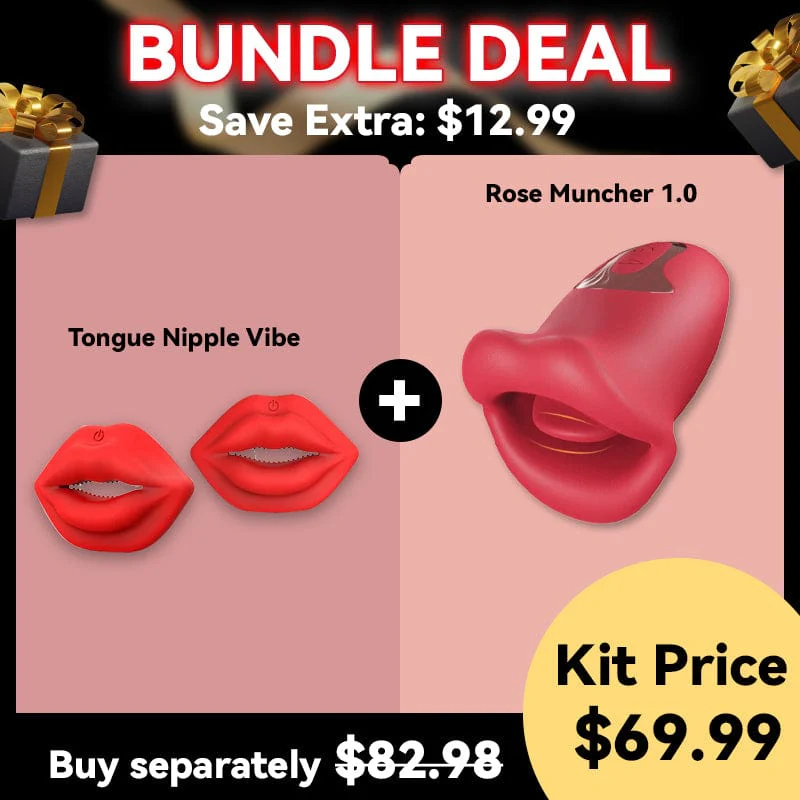 Rose Muncher 10 Biting & 10 Vibrating Modes Stimulate Nipple Clitoral Women Vibrator - Image 13