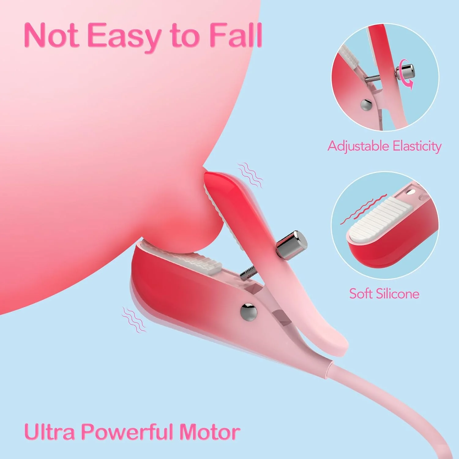 2 In 1 Wearable Nipple Clitoral Clamps Stimulation Vibrator For Women - Image 4