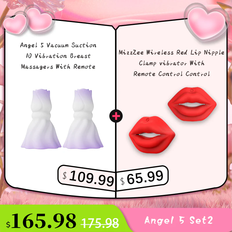 YEAIN Rose Nipple Stimulation Vibrators Manual Sucking Teasing Nipple Toy (A Pair) - Image 18